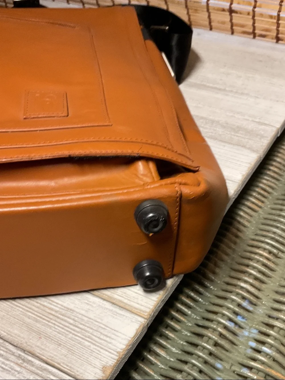 H2CO leather laptop messenger bag Traffic Bag